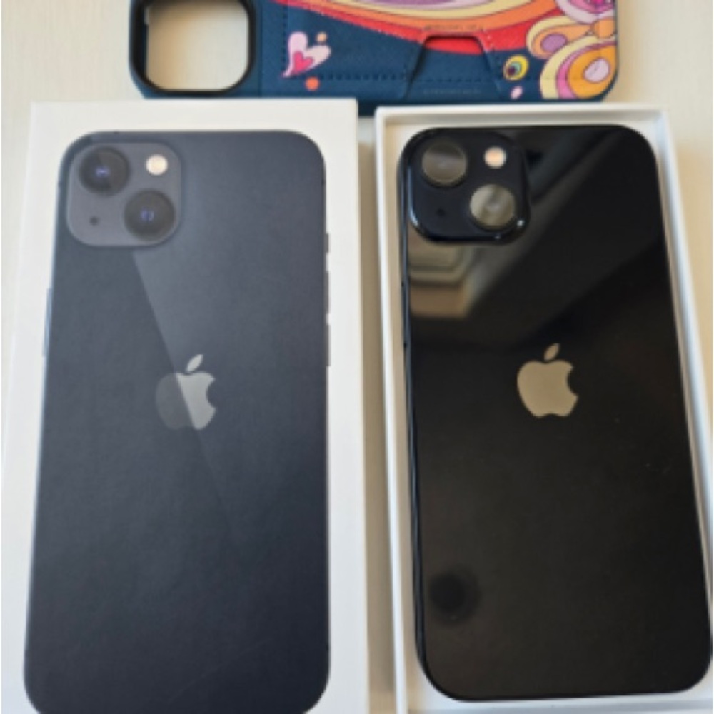 iPhone 13 is in excellent condition and still has the original tempered glass.